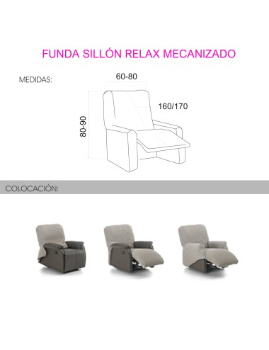 Funda de Sillón Relax Pies...