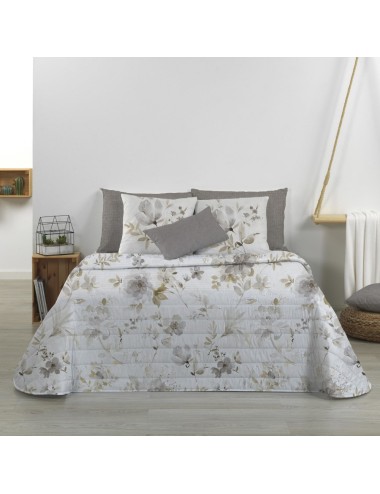 Colcha FLORES BEIG Nordic-Home