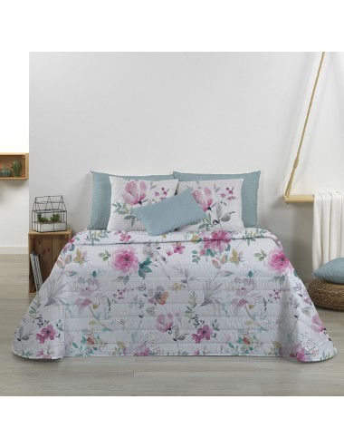 Colcha Bouti Flores rosa