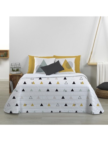 Colcha Bouti TRIANGLE Mostaza