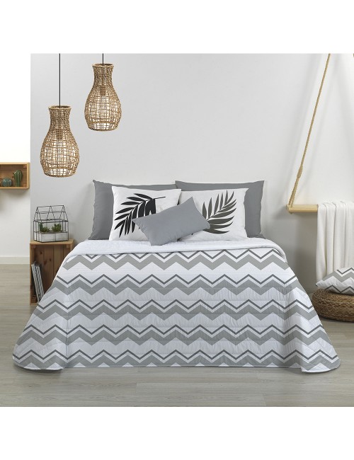 Colcha Bouti ZIGZAG Gris