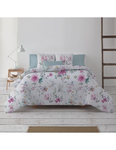 Edredón Nórdico Flores rosa...
